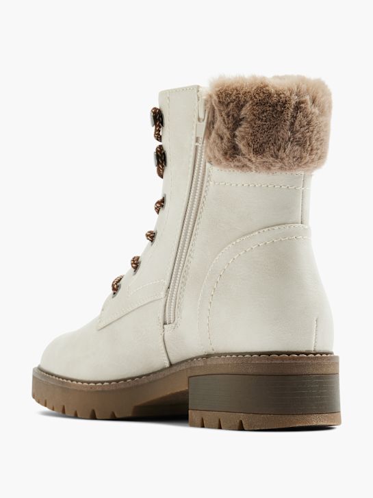 Landrover Bottes à lacets Blanc cassé 27851 3