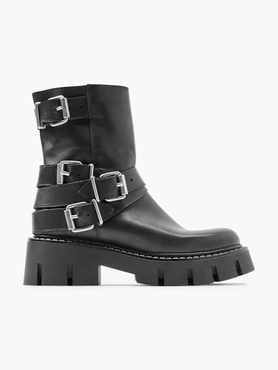 Catwalk Stivale cowboy e biker Nero 10936 2