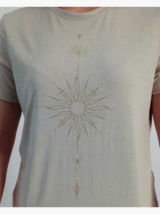 Black Box T-Shirt Beige 87445 4