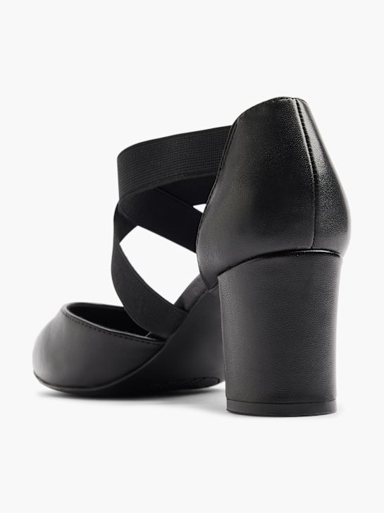 5th Avenue Décolleté con fibbia Nero 11347 3