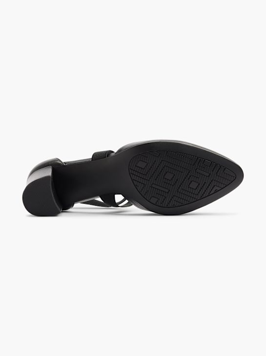 5th Avenue Spangenpumps Schwarz 11347 4
