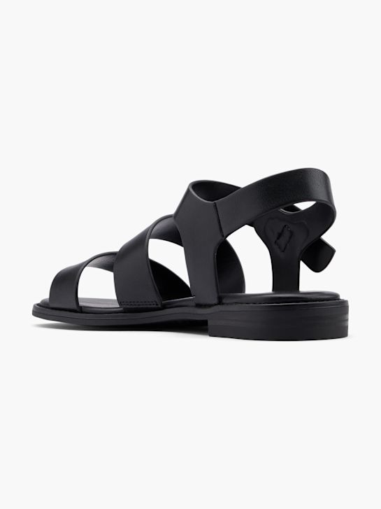Graceland Sandale Noir 12942 3