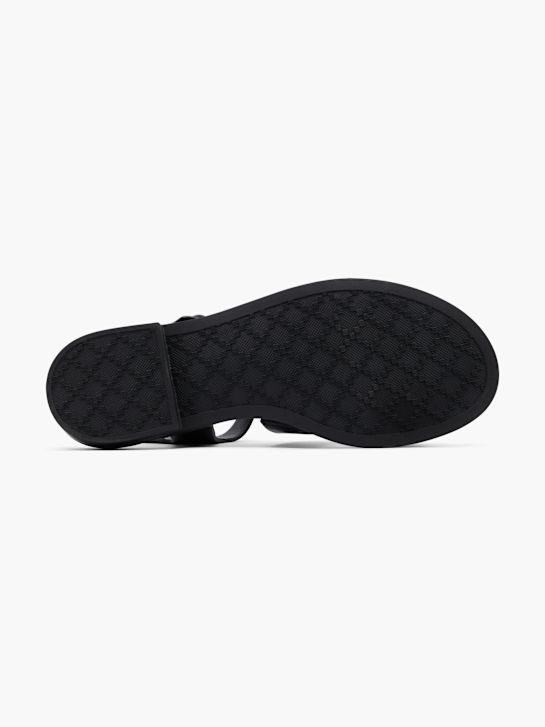 Graceland Sandale Noir 12942 4