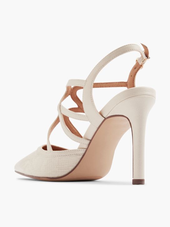 Catwalk Escarpins à bride Beige 13121 3
