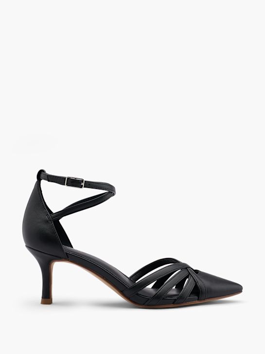 Catwalk Décolleté con fibbia Nero 13115 1