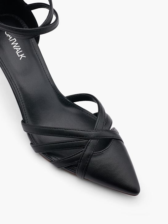 Catwalk Décolleté con fibbia Nero 13115 2