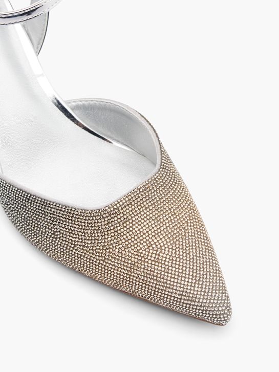 Catwalk Décolleté con fibbia Argento 18359 2
