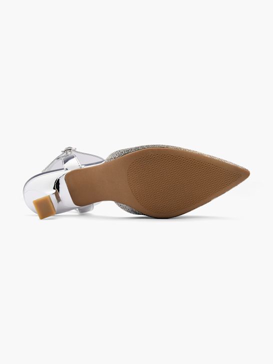 Catwalk Décolleté con fibbia Argento 18359 4