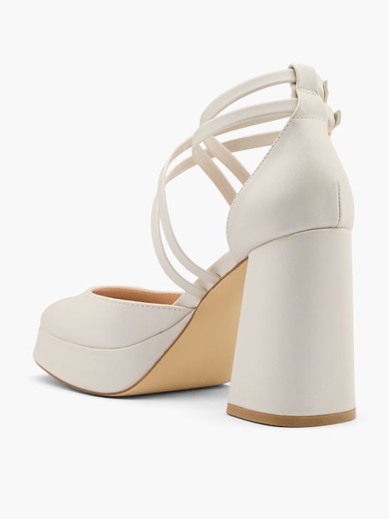 Catwalk Décolleté con fibbia Bianco 13127 3
