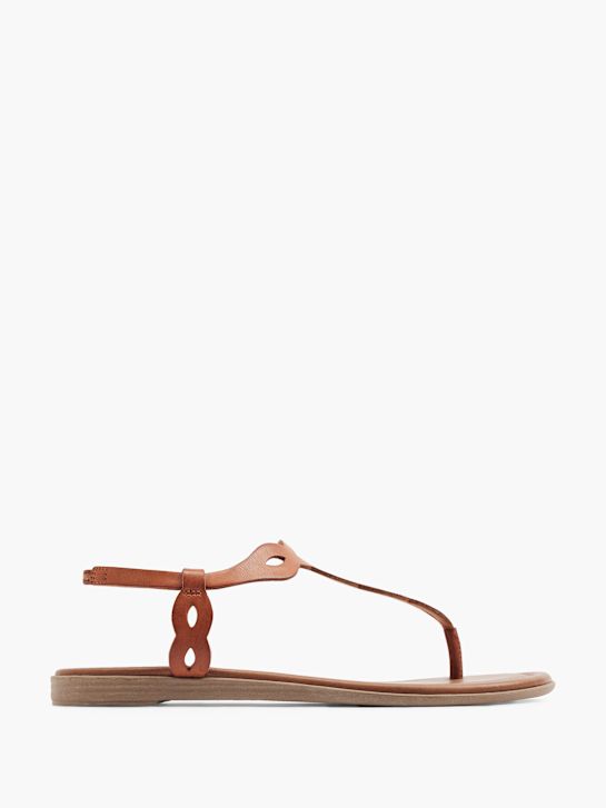 Graceland Sandalen-Zehentrenner Cognac 17282 1