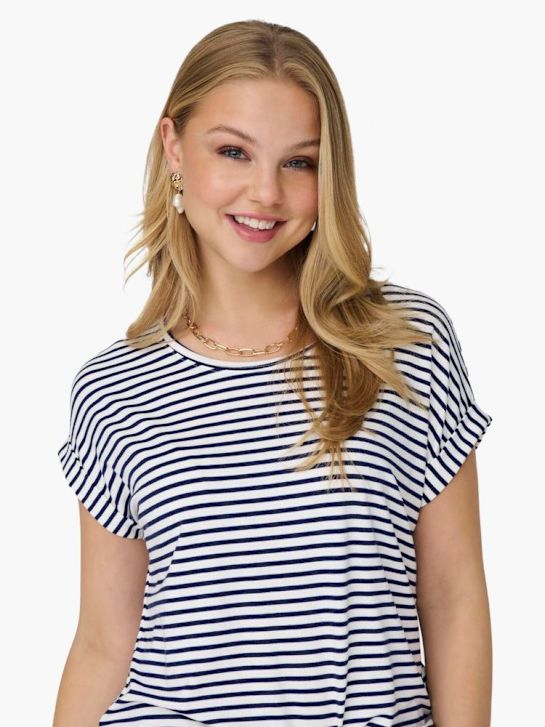 ONLY Tee-shirt Blanc 86107 4
