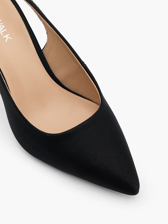 Catwalk Slingpumps Schwarz 14267 2