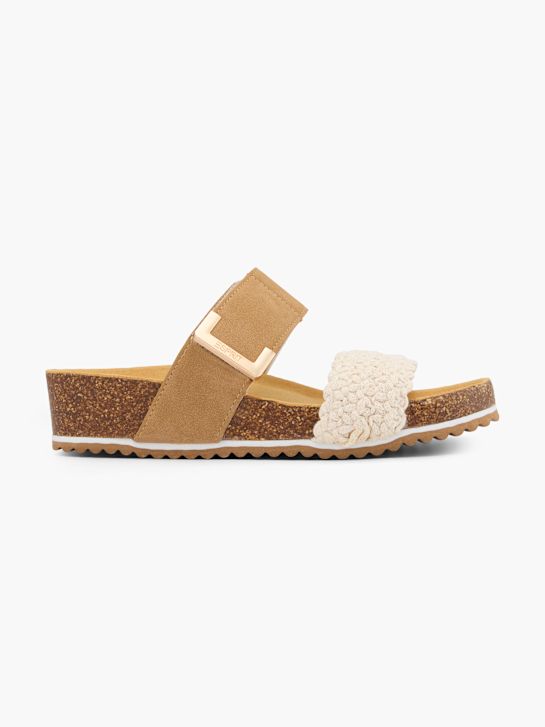 ESPRIT Ciabatta con plantare profondo Cognac 15710 1