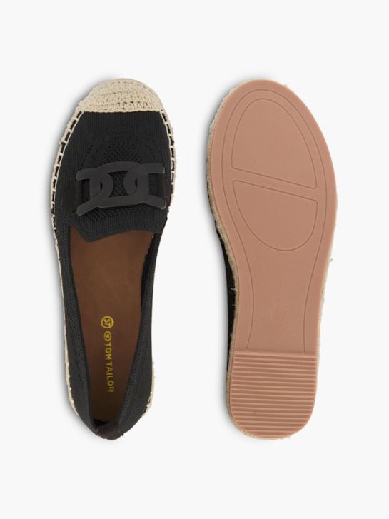 TOM TAILOR Espadrilles Noir 86142 3