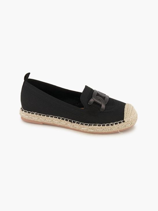 TOM TAILOR Espadrille Schwarz 86142 6