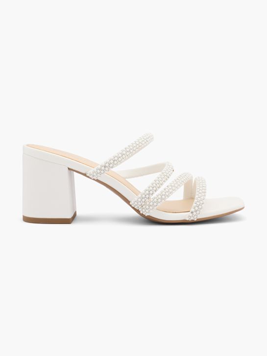 Catwalk Ciabatta aperta dietro Bianco 27952 1