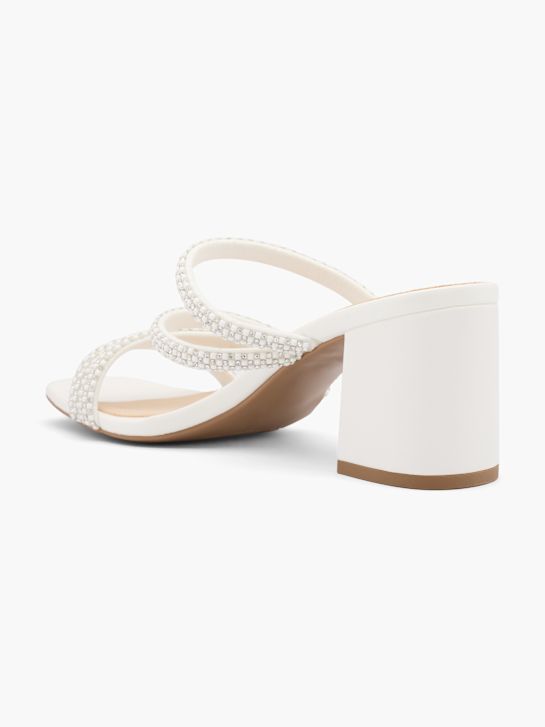 Catwalk Ciabatta aperta dietro Bianco 27952 3