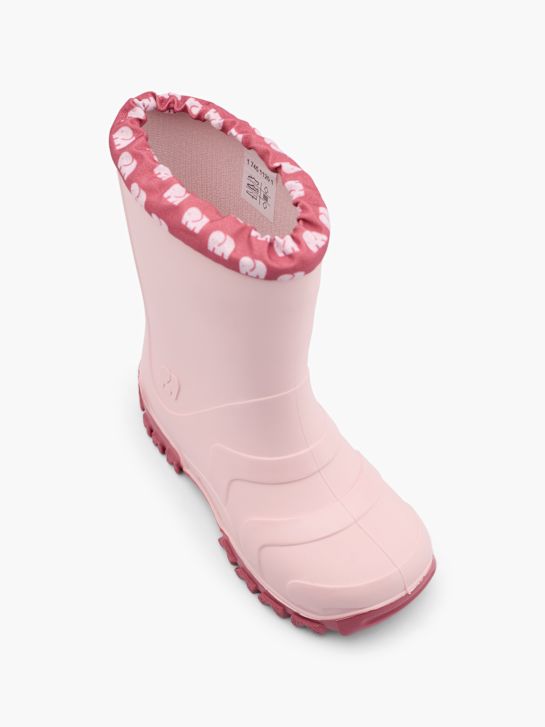 Be Only Botte De Pluie Enfant Rainy Day Rose – 35 EU, PVC Étanché, Semelle Antidérapante, Patch Parapluie Mignon