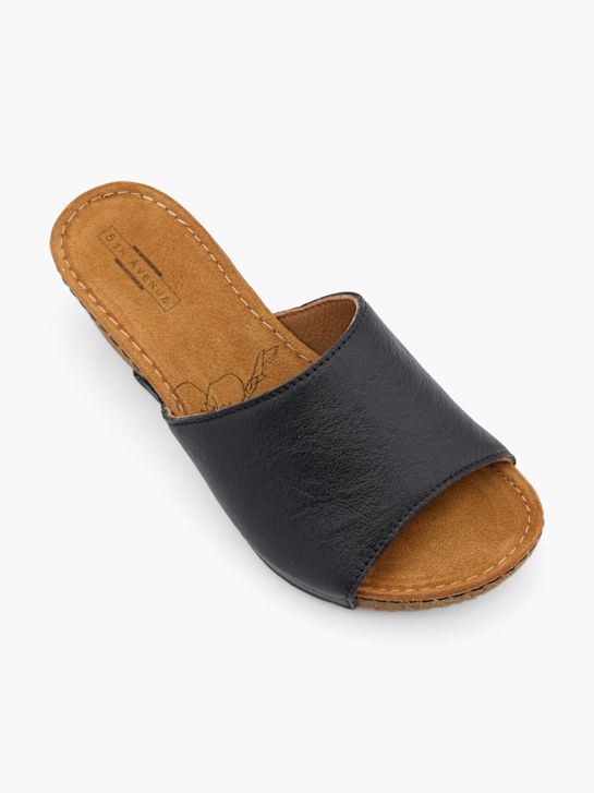 5th Avenue Claquettes Noir 28058 2