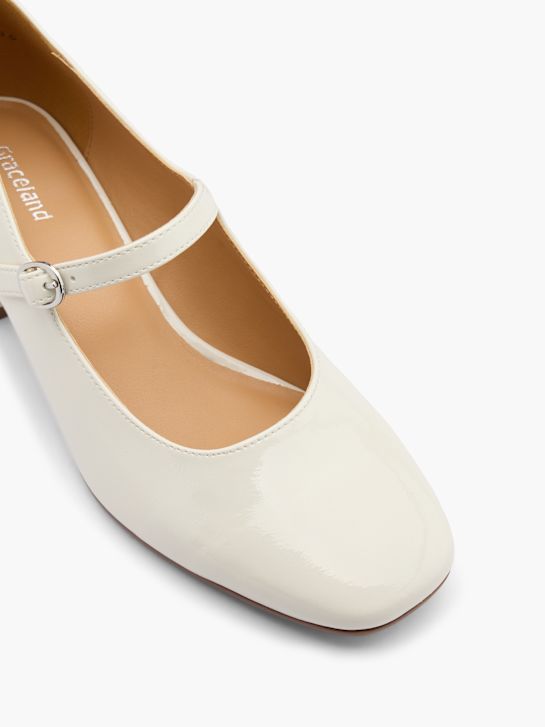 Graceland Escarpins à boucle Beige 29001 2