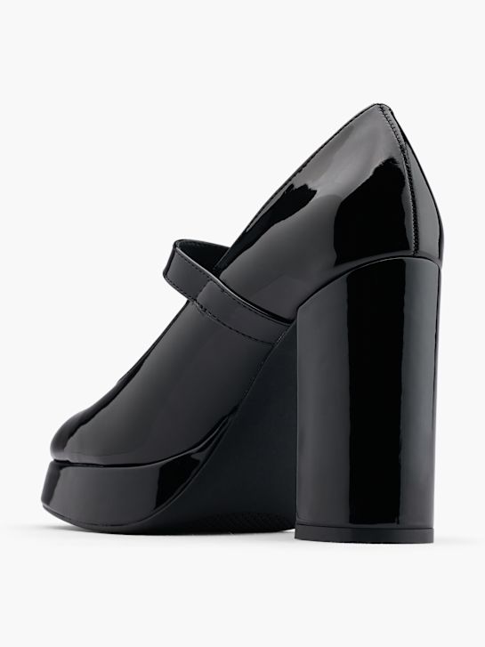 Catwalk Décolleté con fibbia Nero 28591 3