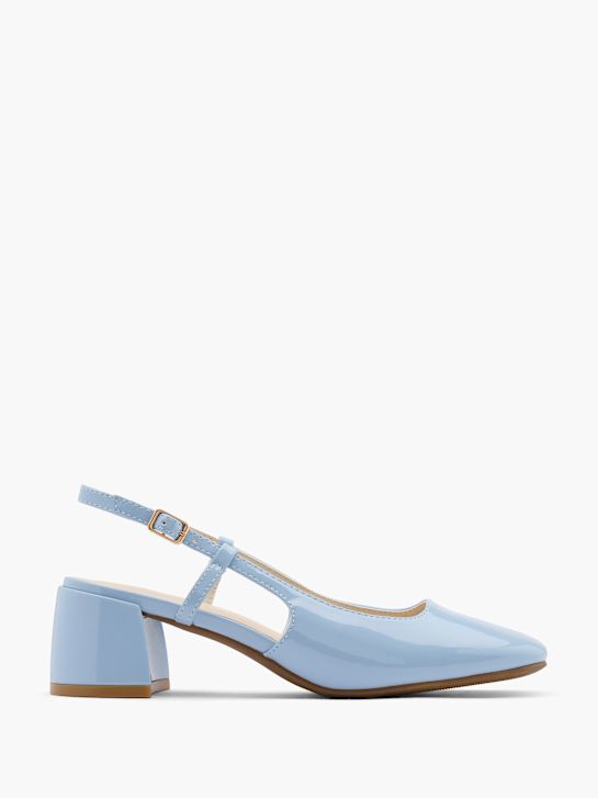Graceland Slingpumps Blau 30604 1