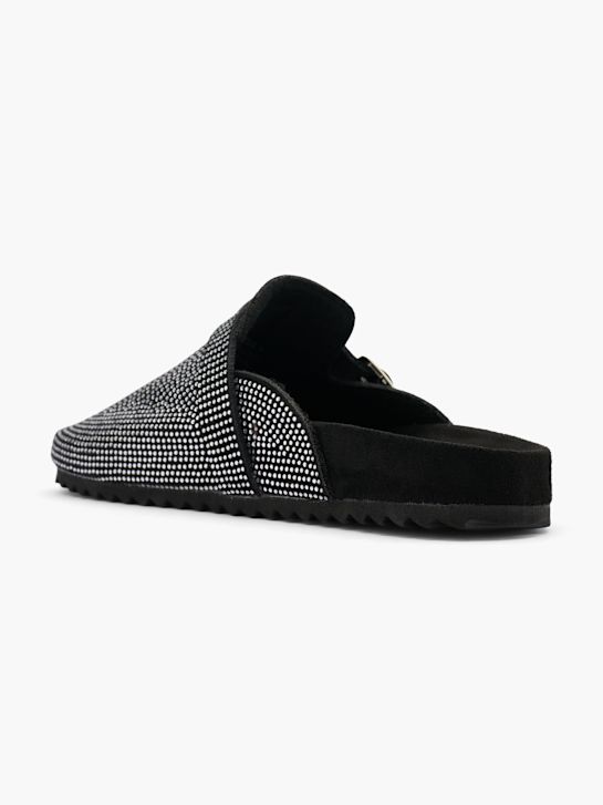 Graceland Flache Pantolette Schwarz 32478 3
