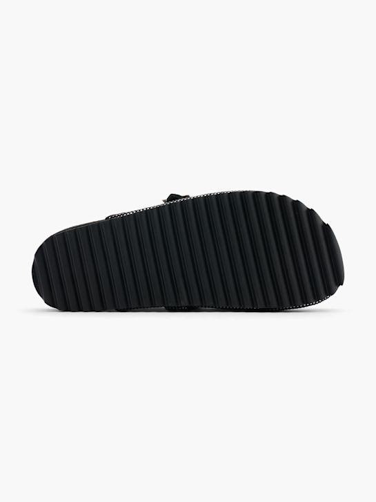 Graceland Flache Pantolette Schwarz 32478 4