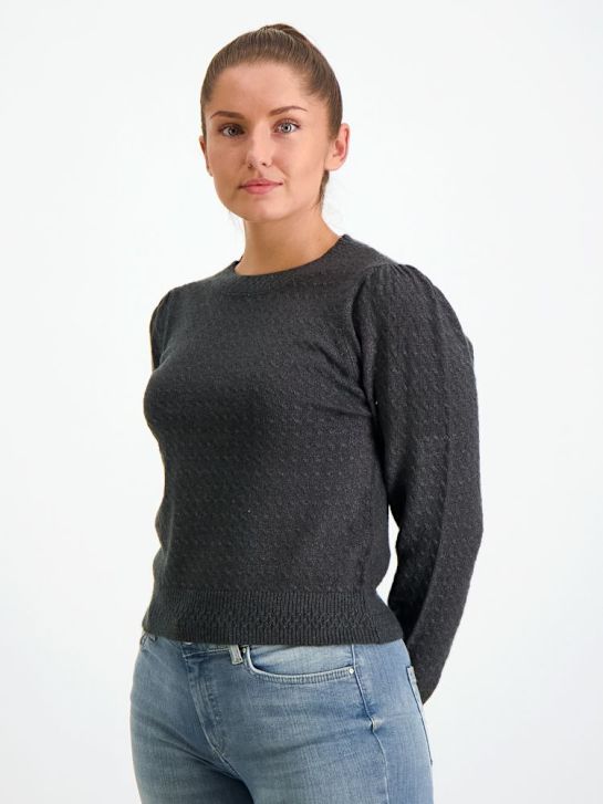 ONLY Pull en mailles Gris 85066 1