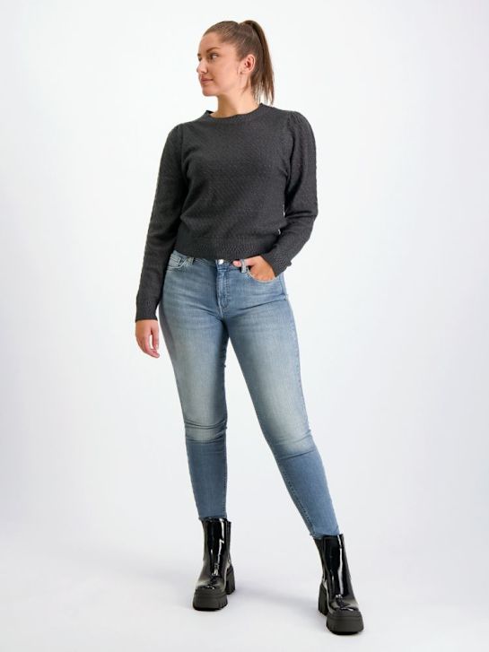 ONLY Pull en mailles Gris 85066 3