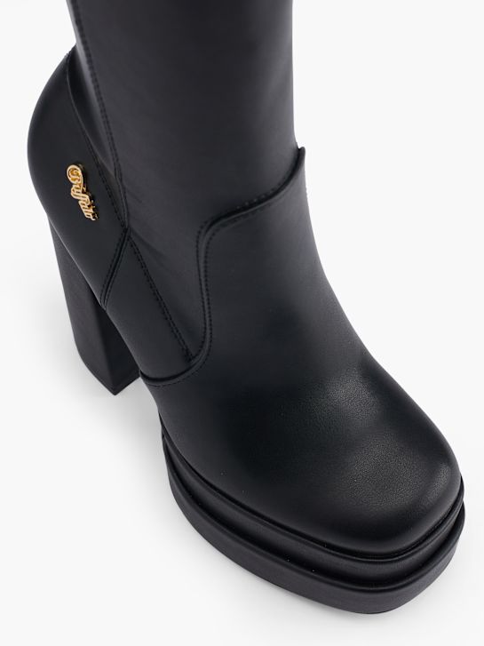 Buffalo Overknee-Boot Schwarz 44499 2