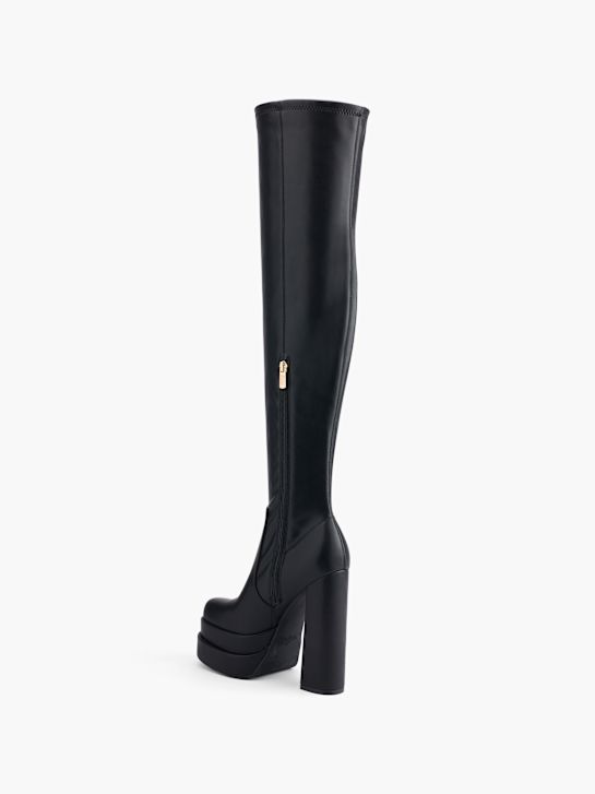 Buffalo Overknee-Boot Schwarz 44499 3