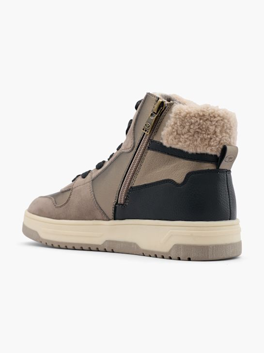 TOM TAILOR Hoher Sneaker Braun 47521 3
