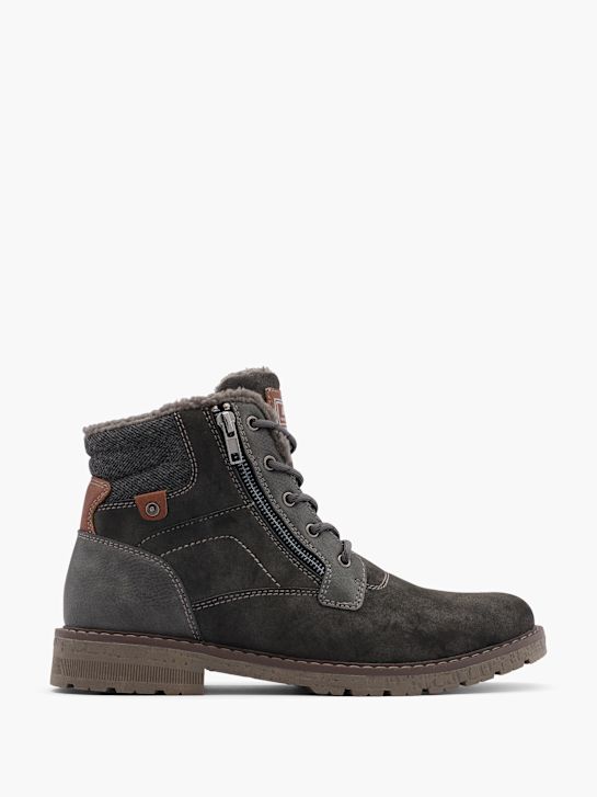 AM SHOE Schnür-Stiefelette Grau 46642 1