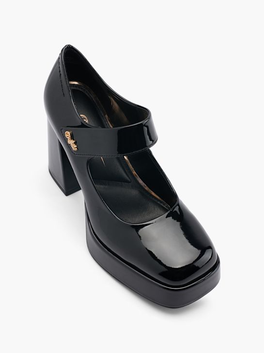 Buffalo Spangenpumps Schwarz 46546 2