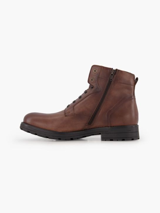 AM SHOE Bottes à lacets Marron 83763 2