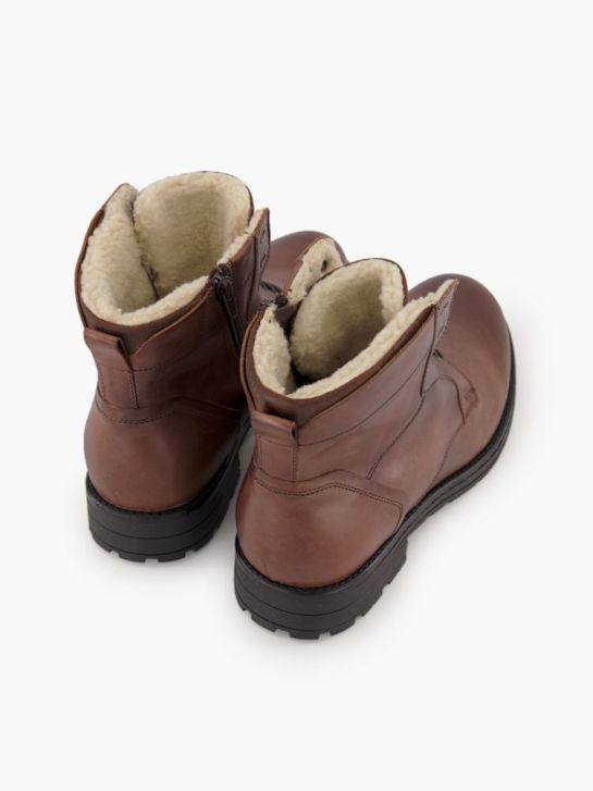 AM SHOE Bottes à lacets Marron 83763 4