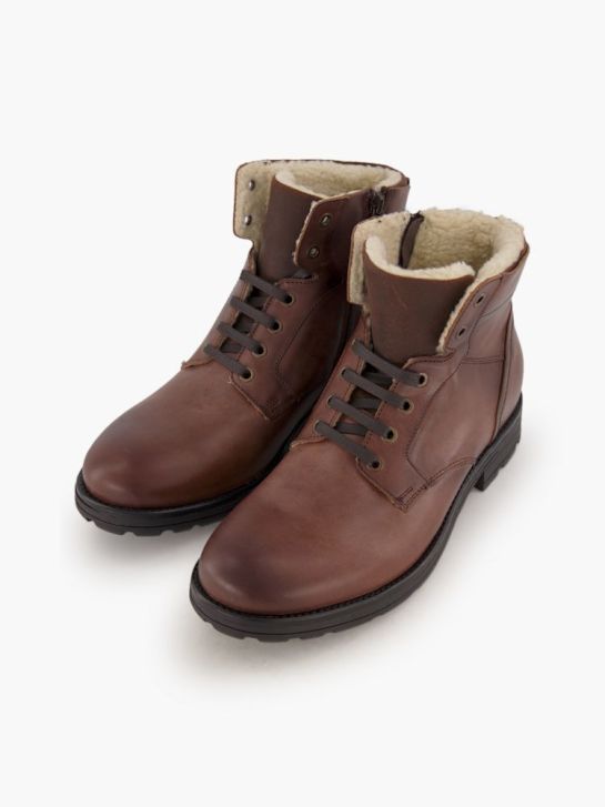 AM SHOE Bottes à lacets Marron 83763 5