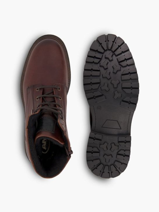 AM SHOE Stivale allacciato Marrone 83767 3
