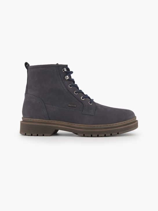 AM SHOE Schnür-Stiefelette Blau 83822 1