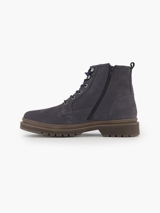 AM SHOE Schnür-Stiefelette Blau 83822 2