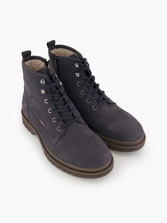 AM SHOE Schnür-Stiefelette Blau 83822 5