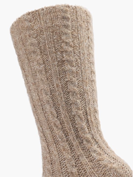 Cosy Nature Chaussettes Taupe 48428 3