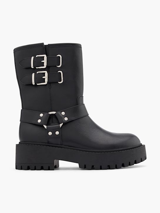 Catwalk Stivale cowboy e biker Nero 49274 1