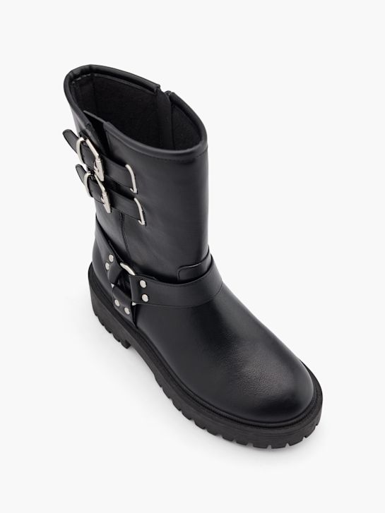 Catwalk Stivale cowboy e biker Nero 49274 2