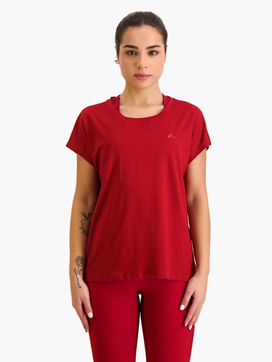 ONLY Play Tee-shirt Rouge 82942 1