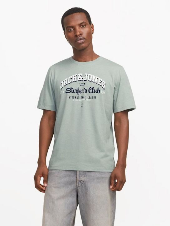 JACK & JONES Tee-shirt Bleu 83021 1