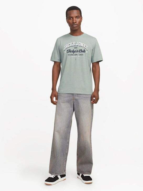 JACK & JONES Tee-shirt Bleu 83021 3