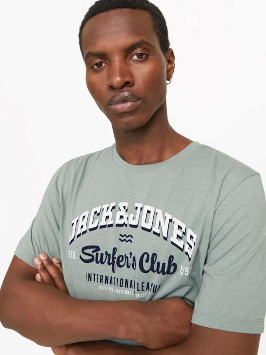 JACK & JONES Tee-shirt Bleu 83021 4