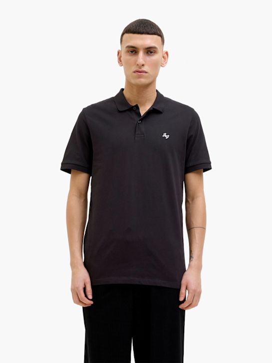 JACK & JONES Polo Noir 83028 1
